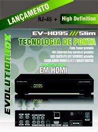  ATUALIZAÇÃO EVOLUTIONBOX EV 95 HD SLIM KEYS 30W E 61W -v 1.37