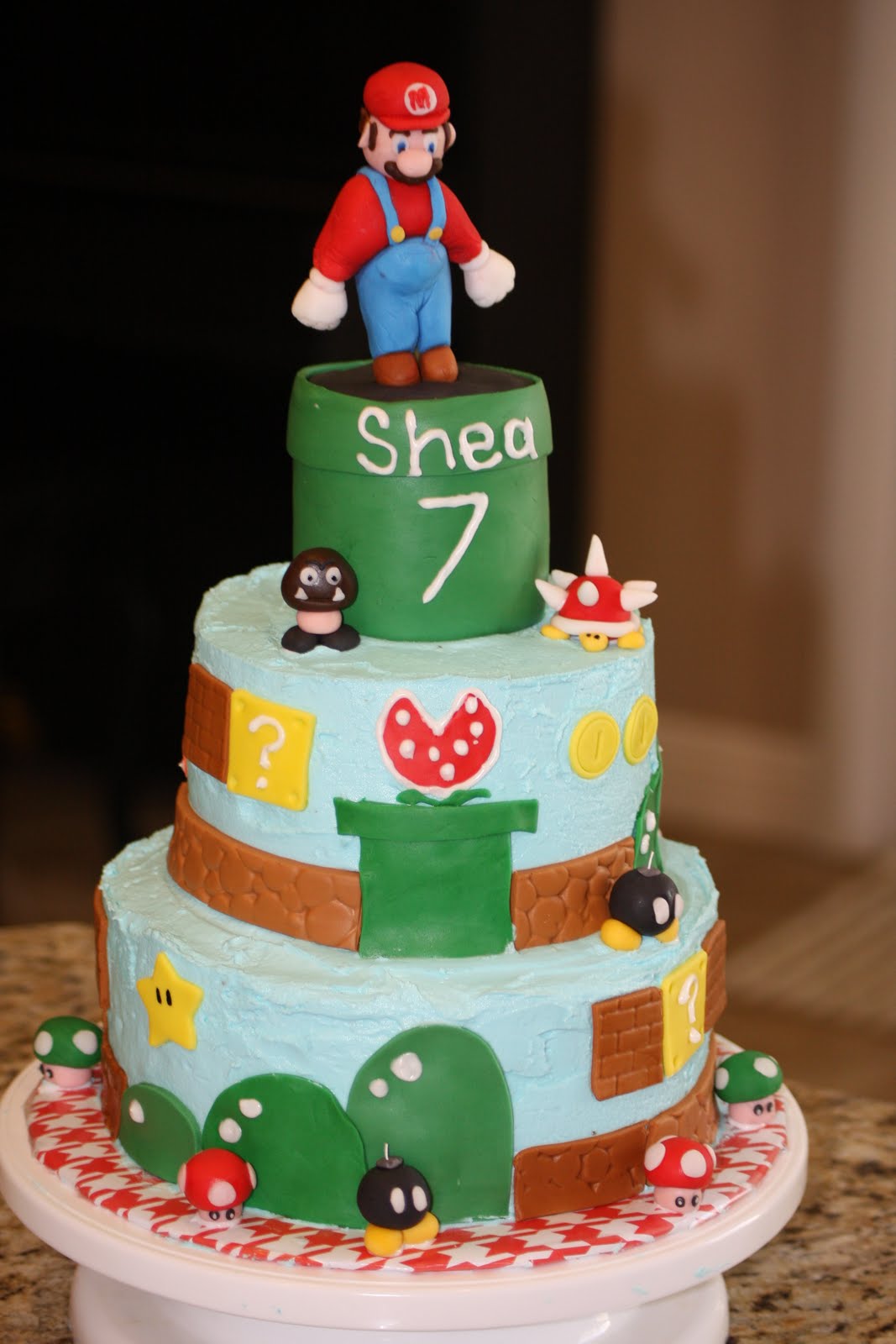 Monkeys In My Bed: Super Mario Cake