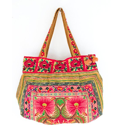 Hmong Textile Bohemian Mom Bags {boho hippie diaper bags under $40} Bohemian mom, hippie mom