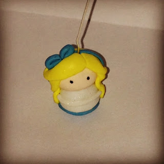 Alice in Wonderland Polymer Clay Charm handmade by Lottie Of London