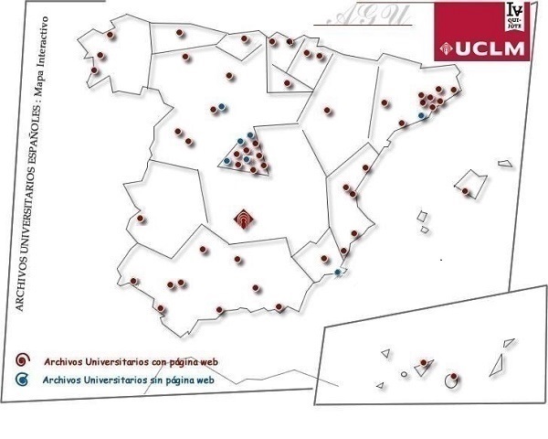 Mapa de Archivos Universitarios Españoles 2019