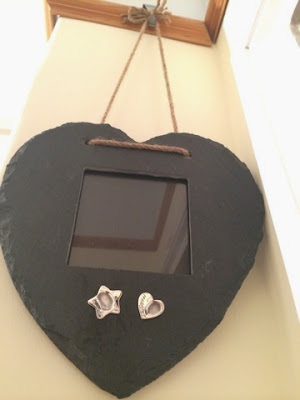 Maria Made It  Heart Frame with Silver Fingerprints