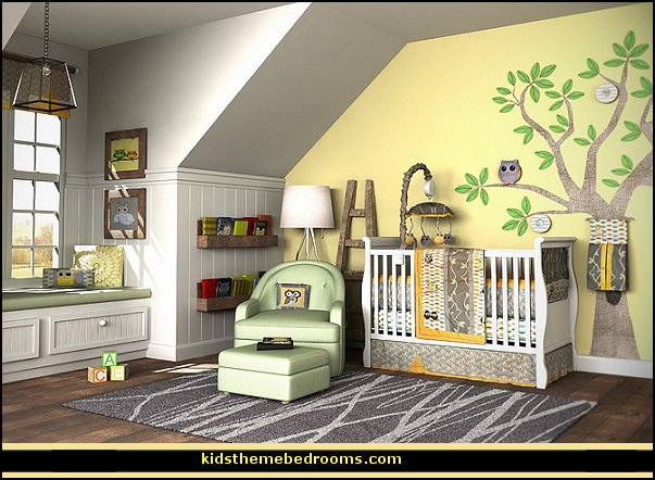 wall decor ideas nursery Girls Owl Theme Baby Room Decorating Ideas | 603 x 442