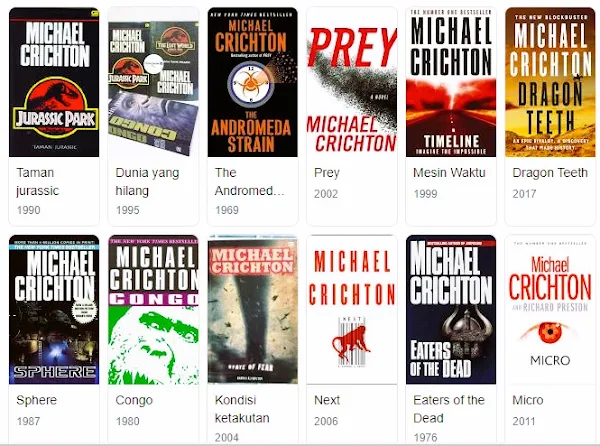 Novel karya Michael Crichton