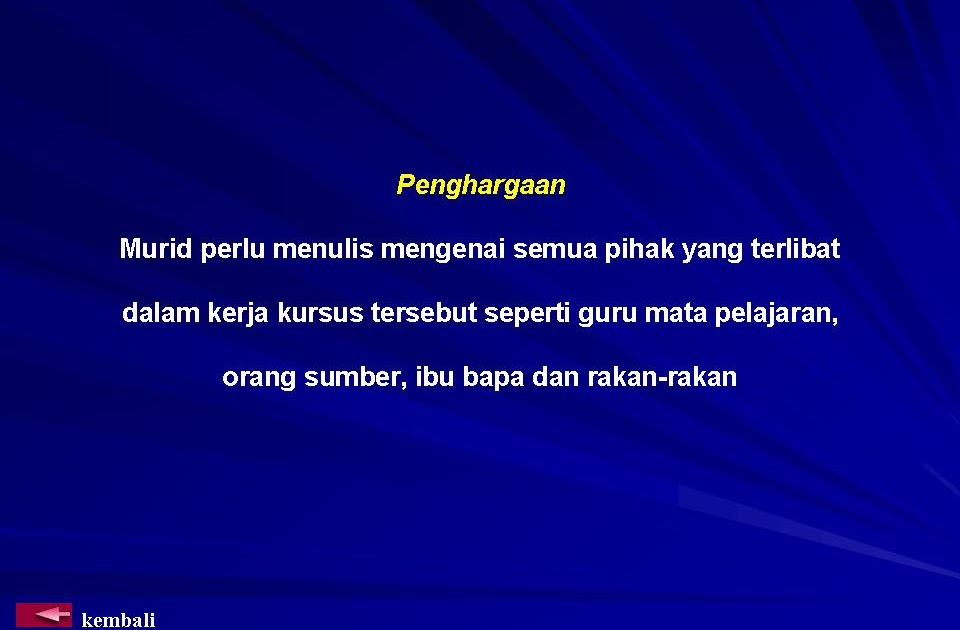 .sejarah tingkatan 1: Penghargaan