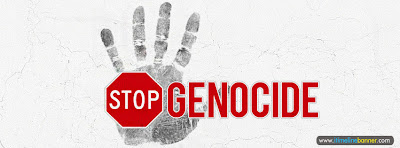 Please Stop Genocide Facebook Cover Photo