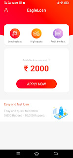 Instant short term personal Loan up to 10000 using eagle loan App with app Download Link 