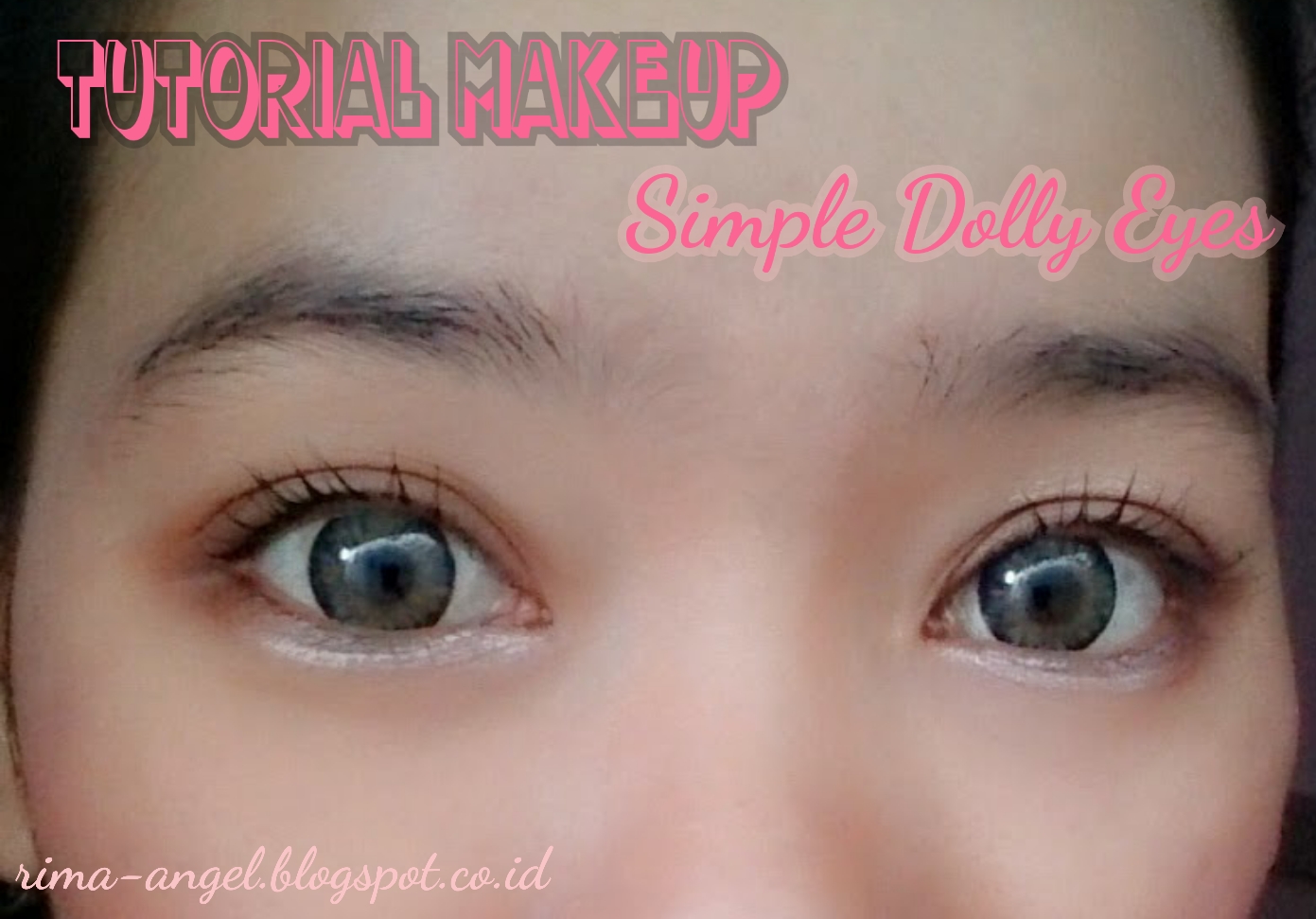 Tutorial Simple Dolly Eyes Rima Angel