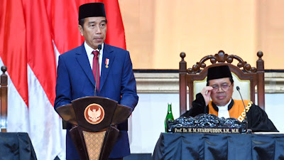 Presiden Jokowi Mengapresiasi Inovasi MA Mendorong Percepatan Transformasi Hukum di Tanah Air