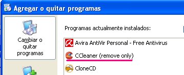 Ocultar programas instalados en Windows