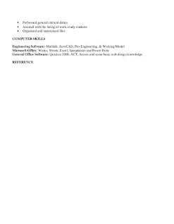 Mechanical Engineer CV