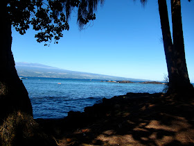 View from Richardson Beach, Hilo, Hawaii