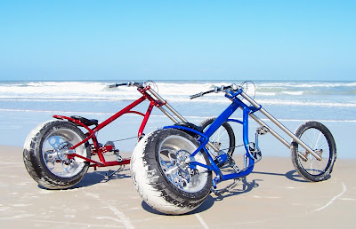 customs fabricates chopper bicycles with motorcycle flair each bike ...