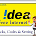 2018 IDEA 2G 3G 4G Free Internet Trick Code and Setting