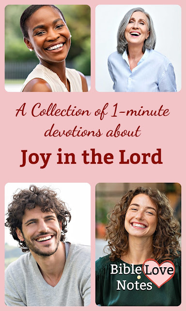 A collection of one-minute devotions about joy and laughter in the Lord.