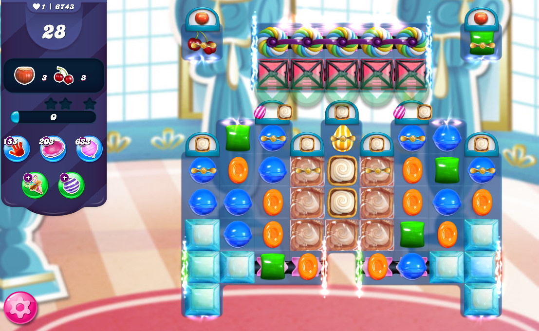 Candy Crush Saga level 6743