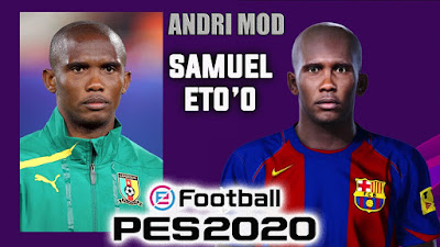 PES 2020 Faces Samuel Eto'o by Andri Mod