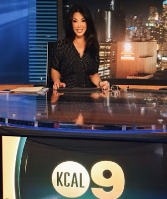 Sharon Tay reporting the news