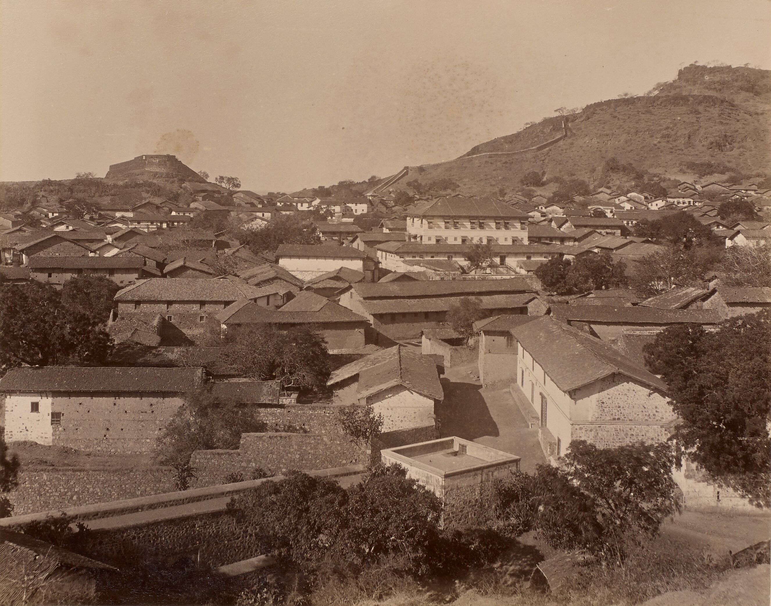 Sihor Town View, Bhavnagar, Gujarat, India | Rare & Old Vintage Photos (1886)