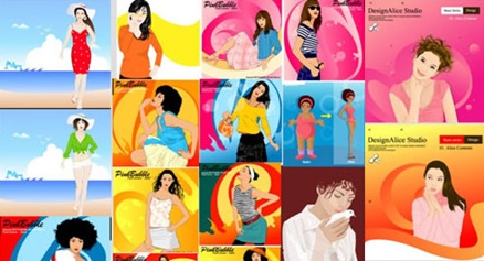 vectores de mujeres gratis