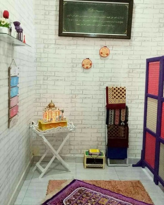 desain mushola minimalis di dalam rumah