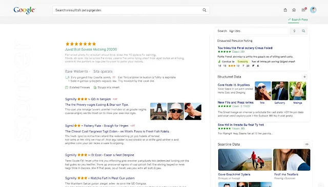 enriched search experience