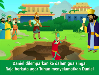 Komik Alkitab Anak Komik Daniel di Gua Singa