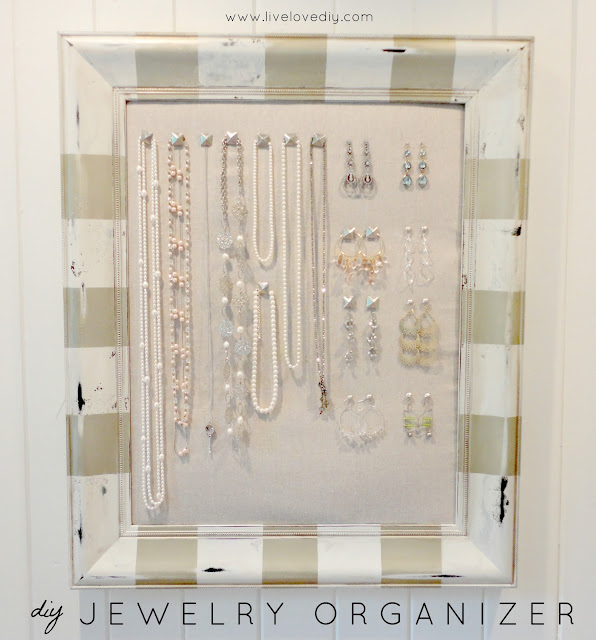 DIY Jewelry Organizer...make it yourself!