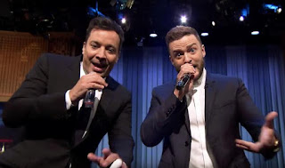 Justin Timberlake, Jimmy Fallon perform 'History of Rap 6' on 'Tonight Show,'