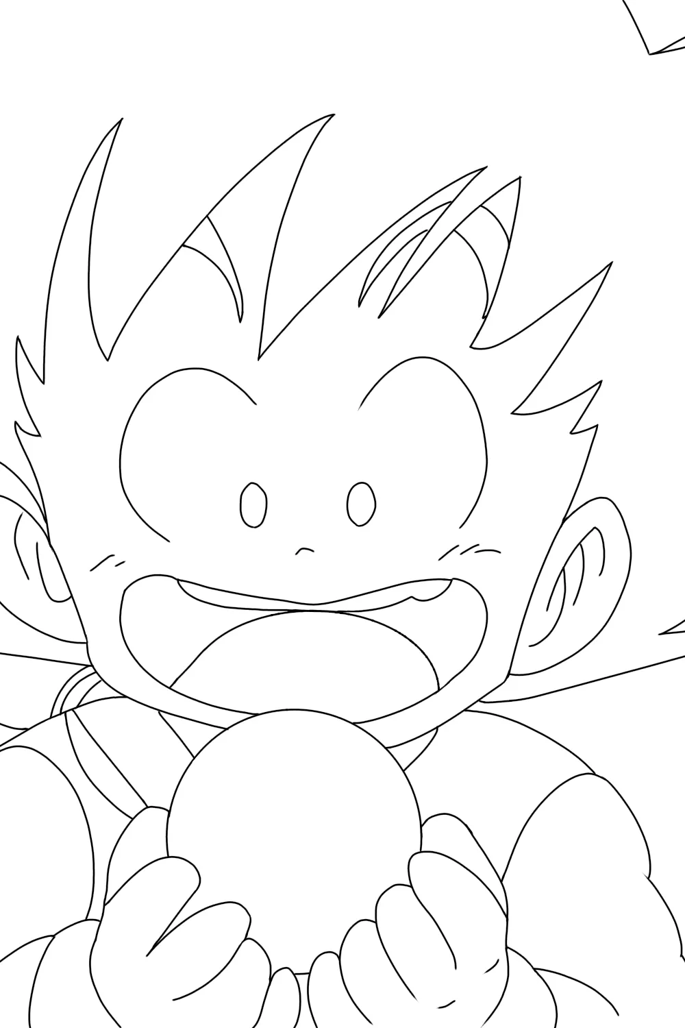 Dragon Ball Coloring Pages for Kids