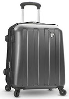 clamshell-design hardsided luggage