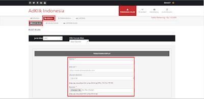 Cara Mengiklankan Web atau Blog di AdKlik Indonesia - Kanginformasi.com