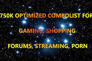 750K OPTIMIZED COMBOLIST FOR GAMING, SHOPPING, FORUMS, STREAMING, PORN