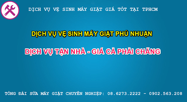 vệ sinh máy giặt quận phú nhuận