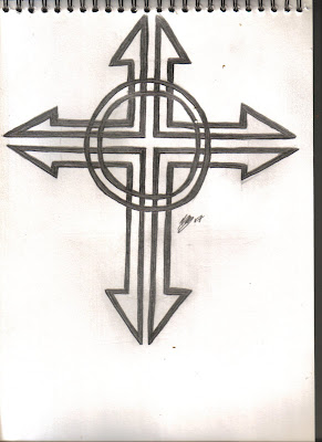 Celtic Cross Tattoos Drawings