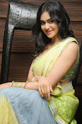 Adah sharma glam pics in saree-thumbnail-9
