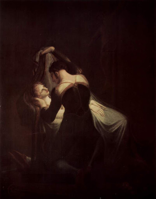 Romeo at Juliet's Deathbed, Henry Fuseli,Shakespeare