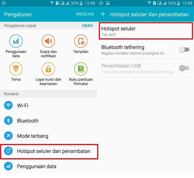 Cara Pasang Password & Mengubah Nama Hotspot WiFi di HP Samsung