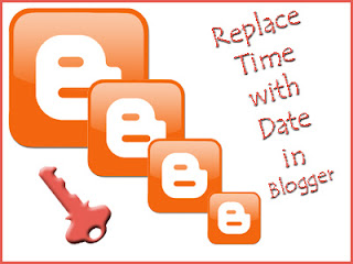 how to change time in blogger