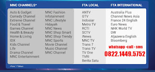 Indovision tanpa bayar bulanan MNC Vision Tegal