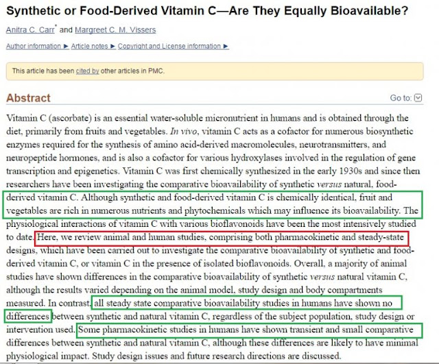 Perbandingan Vitamin C pada Buah dan Suplemen, RTH, Rumah Terapi Herbal
