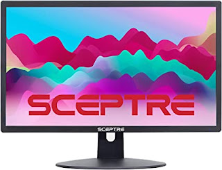 Sceptre New 22 Inch FHD LED Monitor 75Hz 2X HDMI VGA Build-in Speakers, Machine Black (E22 Series)