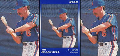 Tim Blackwell 1990 St. Lucie Mets card