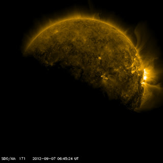  latest solar flare activity, sept 7 2012