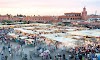 ساحة جامع الفنا بمراكش أحد أعظم ساحات العروض السياحية في العالم