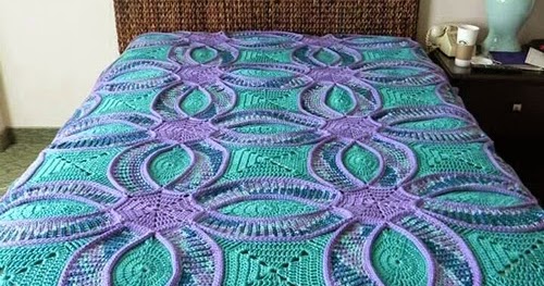 Crochet Guide Wedding  Ring Crochet Quilt 