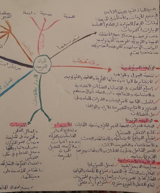 - خطاطة ذهنية استعدادا للامتحانات المهنية