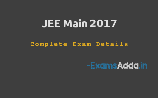 JEE Main - Syllabus, Application Form, Eligibility, Important Dates
