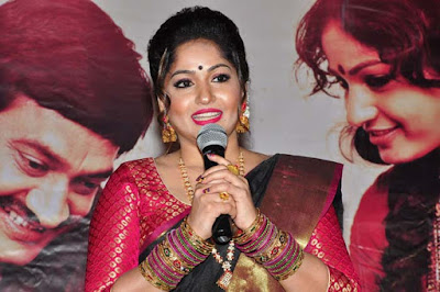 Madhavi Latha at Anushtanam Audio Release Event