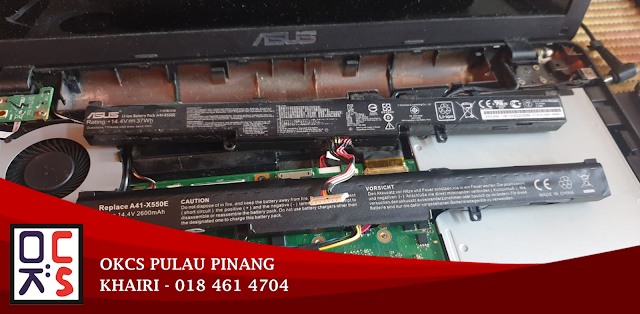 SOLVED: KEDAI REPAIR LAPTOP KEPALA BATAS | ASUS X751L BATTERY NOT DETECTED